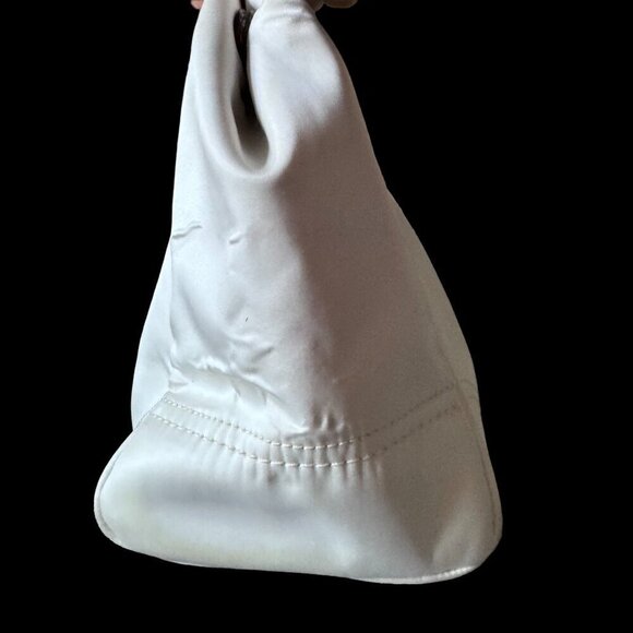 COACH Hampton Nylon Sateen Weekend Handbag Satchel Bag Purse Yellow F11993 AS IS - Picture 11 of 13